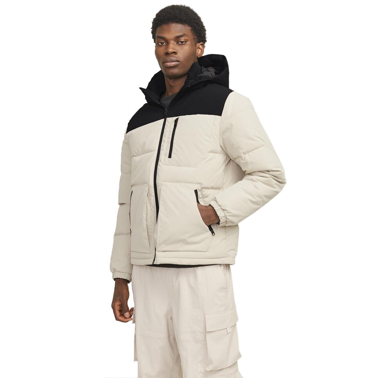 Jack & Jones 12258416 Jjeotto Puffer Ceket Sn Ay Işığı - 2