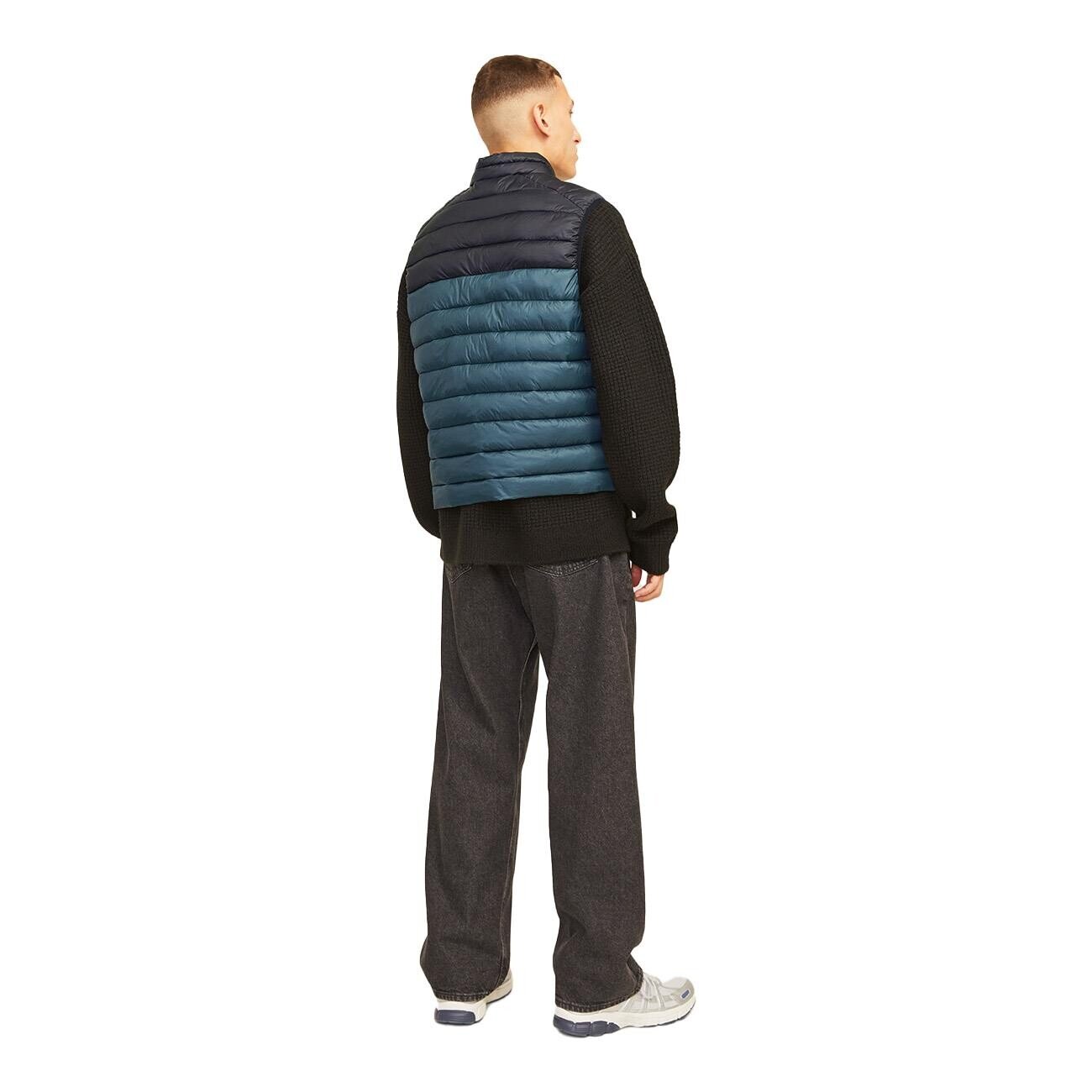 Jack & Jones 12258457 Jjesprint Bodywarmer Siyah-Petrol - 3