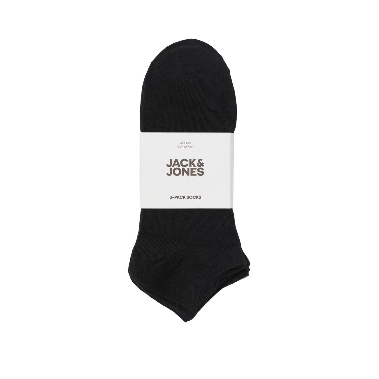Jack & Jones 12260079 Jaclouis Dongo Çorap 3'lü Noos Siyah - 3
