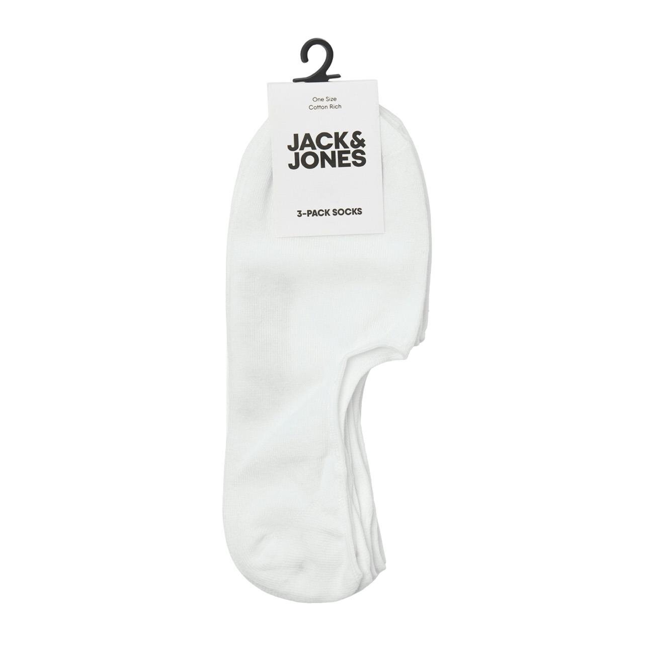 Jack & Jones 12260080 Jacdouglas 3 Pack Beyaz Çorap - 3