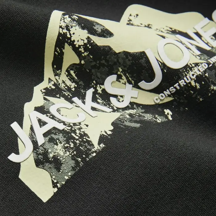 Jack & Jones 12262094 Jcomountain Logo Sweat Crew Neck Siyah - 2