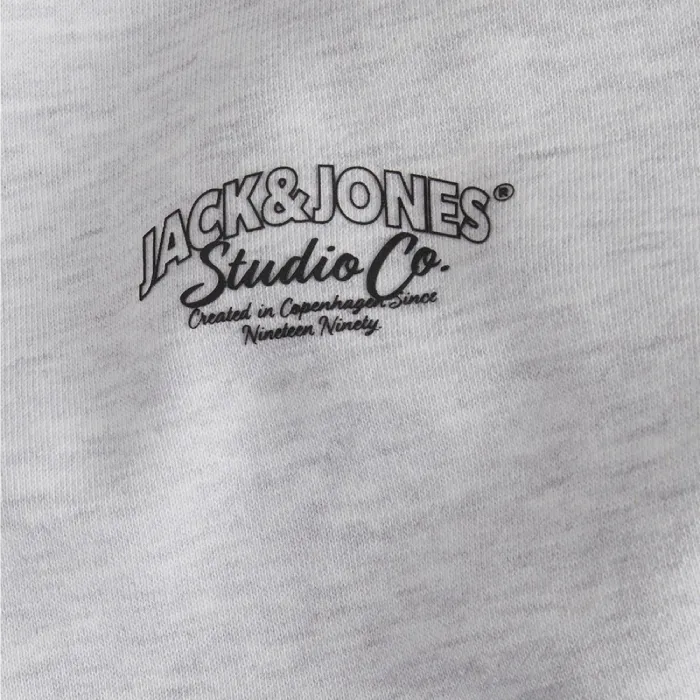 Jack & Jones 12262880 Jorbronx Arch Small Sweat Crew Neck Beyaz - 3