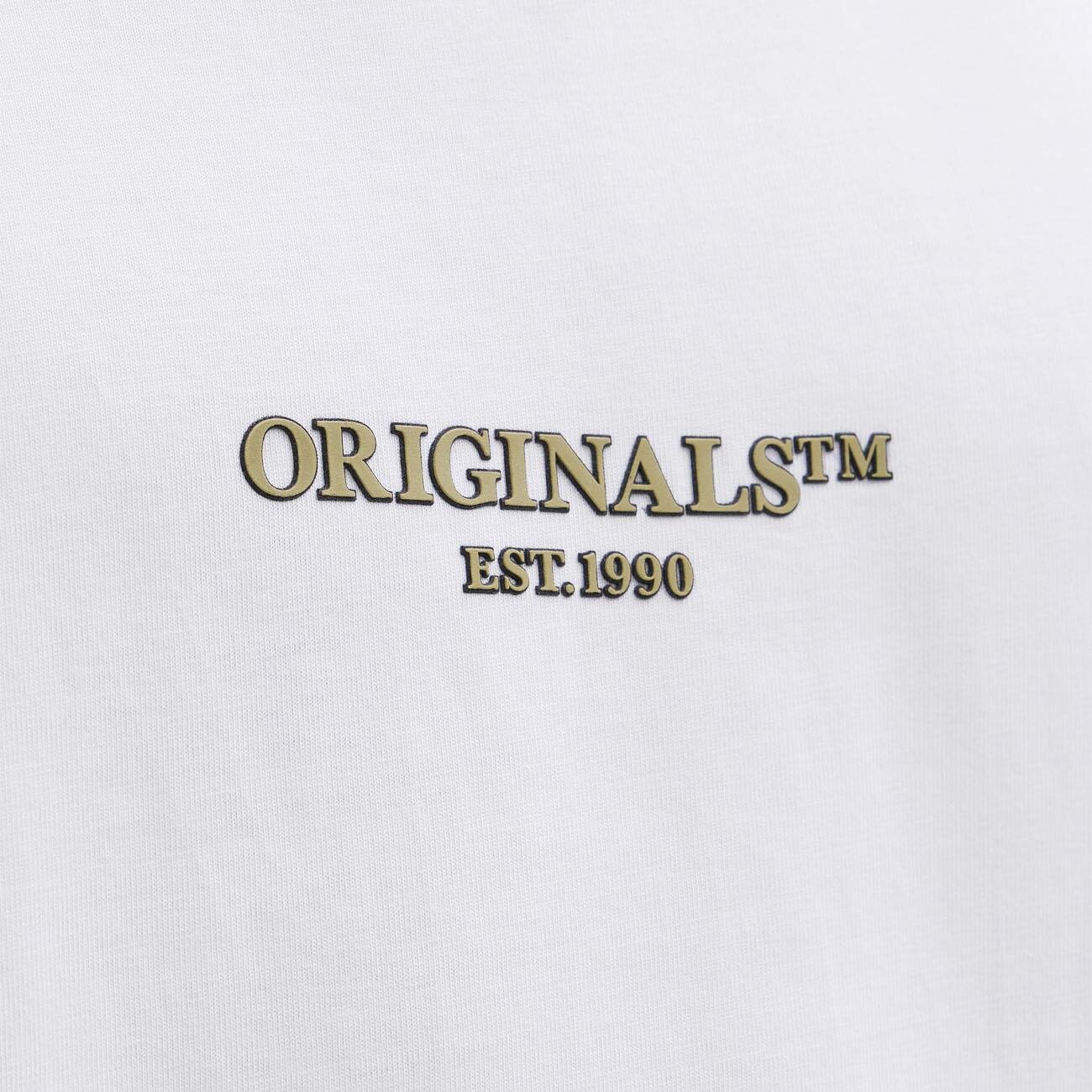 Jack & Jones 12273157 Jorislington Minimal Branding Tee Ss Sn Beyaz - 5