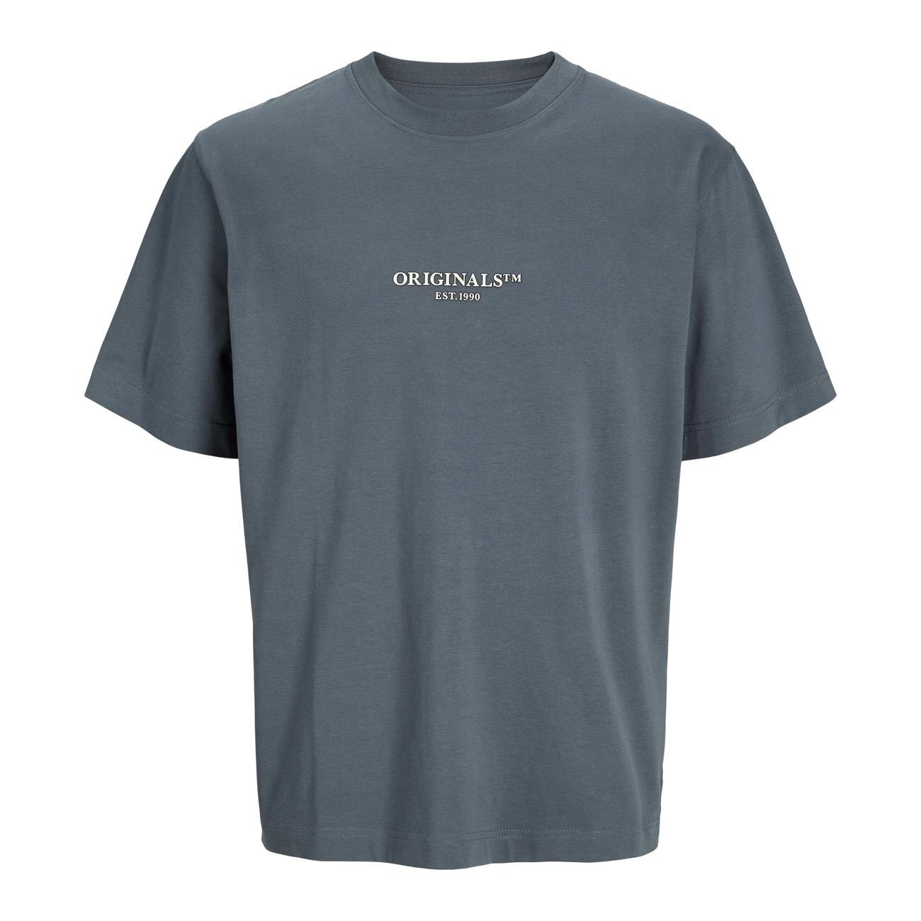 Jack & Jones 12273157 Jorislington Minimal Branding Tee Ss Sn Gri - 1