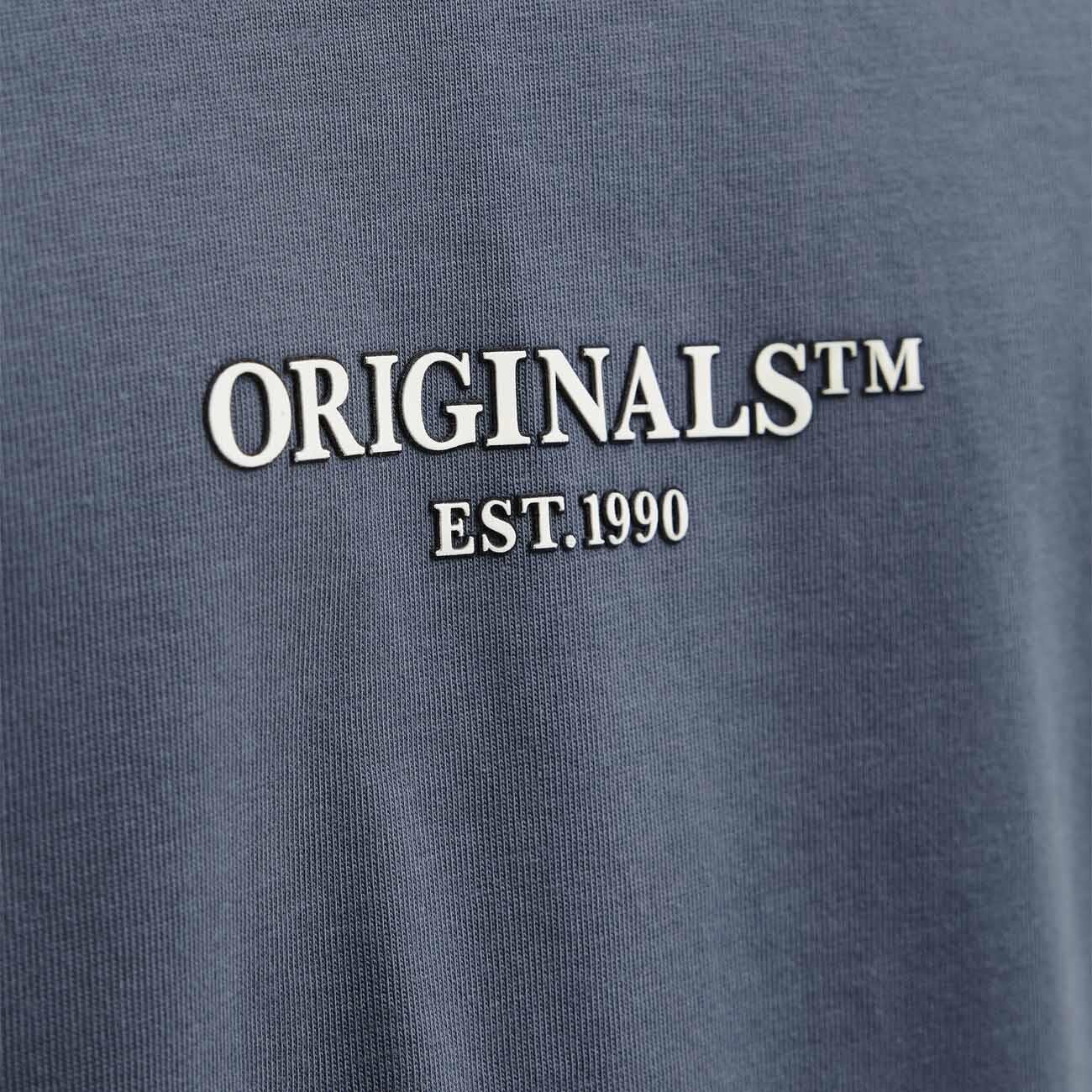 Jack & Jones 12273157 Jorislington Minimal Branding Tee Ss Sn Gri - 4