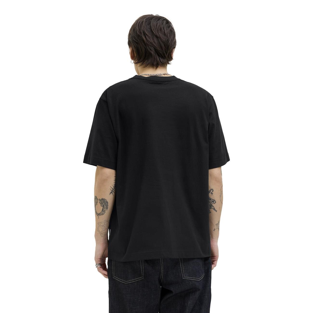 Jack & Jones 12273157 Jorislington Minimal Branding Tee Ss Sn Siyah - 3