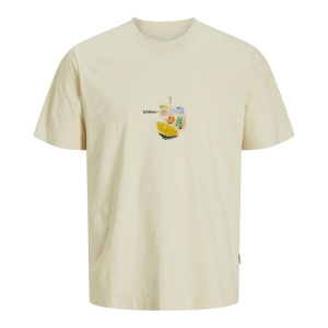 Jack & Jones 12273162 Jorvarenna Tee Ss Crew Neck Ekru 