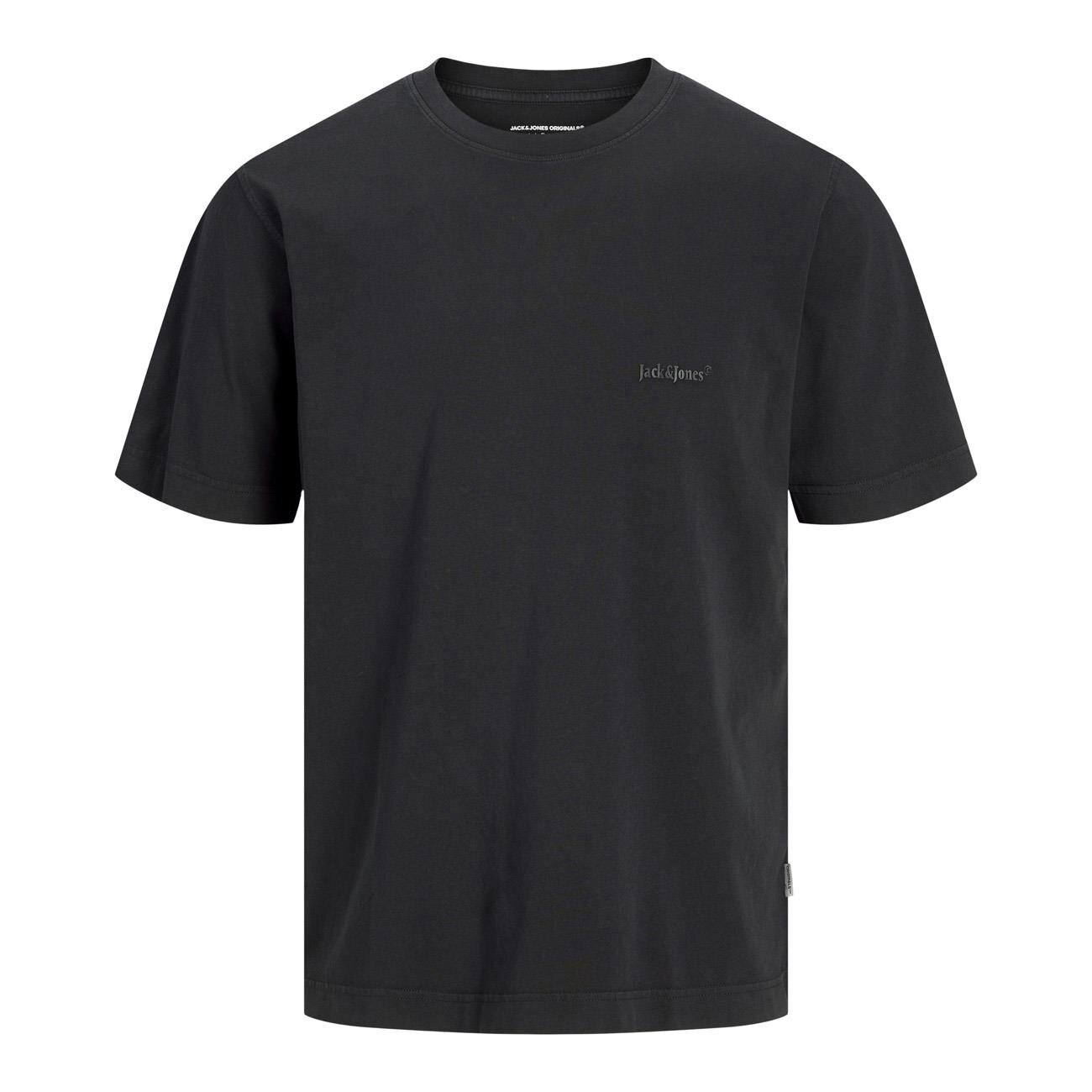 Jack & Jones 12273573 Jorvarenna Pigment Dye Tee Ss Crew Neck Siyah - 1