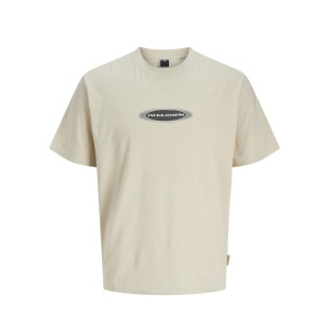 Jack & Jones 12273880 Jcopacer Branding Print Tee Ss Crew Neck Ay Işığı - Jack & Jones
