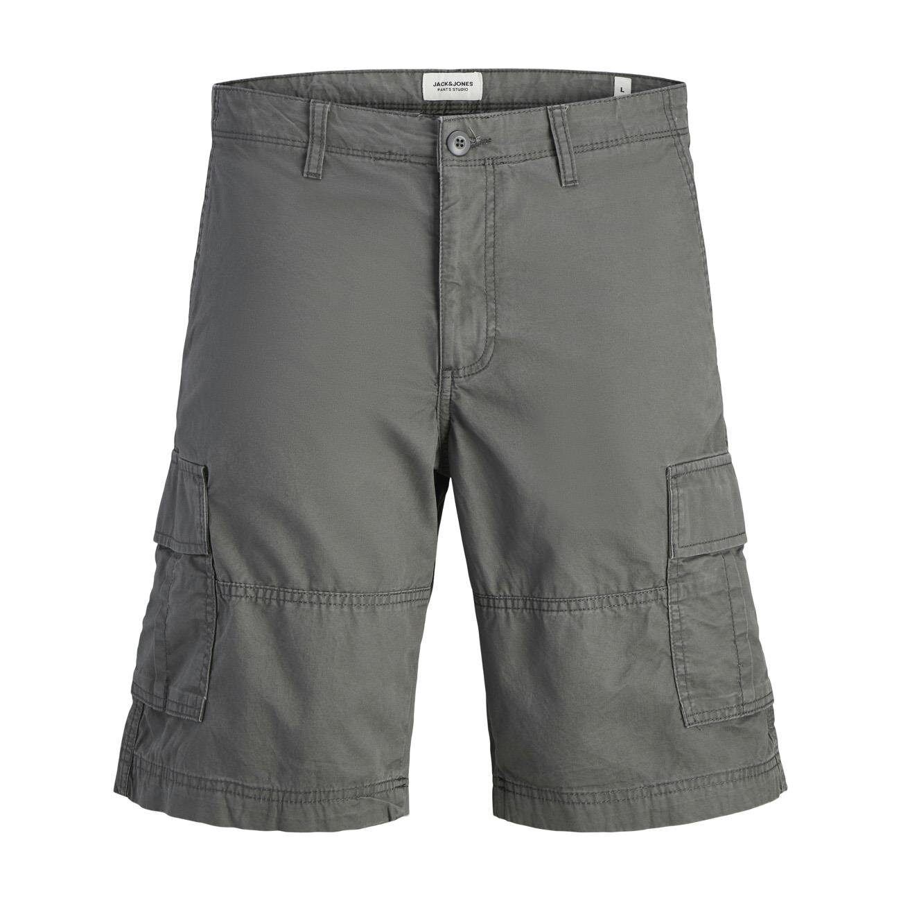 Jack & Jones 12274389 Jpstcole Mateo Cargo Short Mid Gri - 1