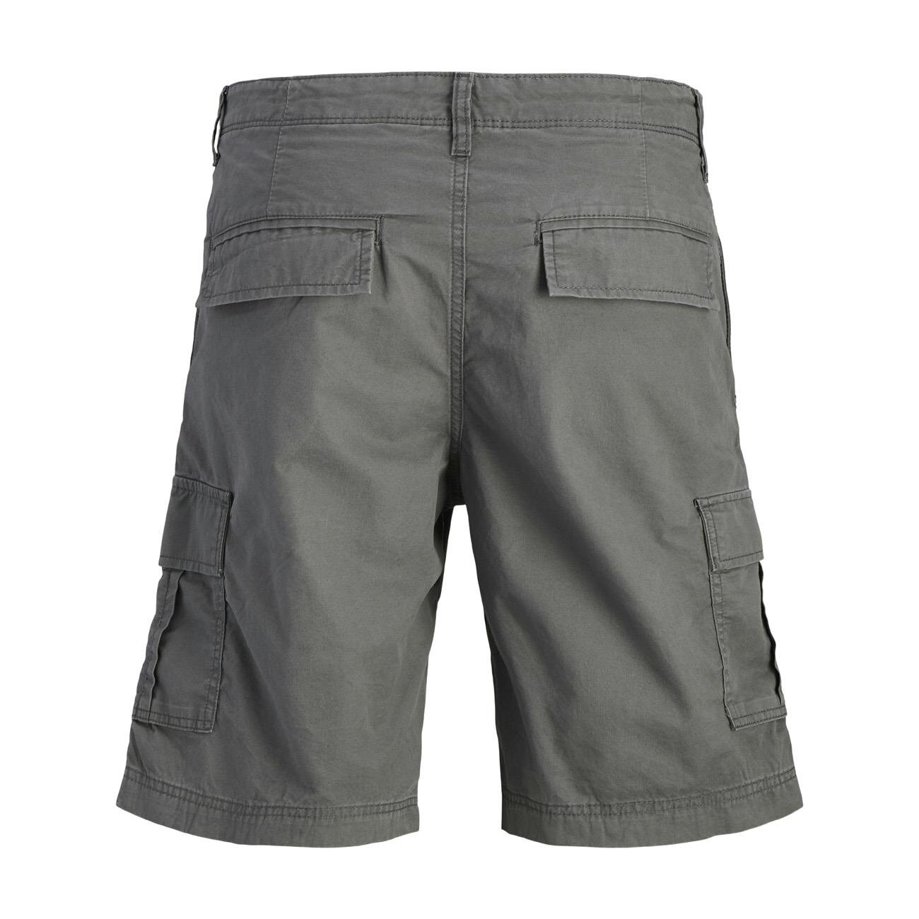 Jack & Jones 12274389 Jpstcole Mateo Cargo Short Mid Gri - 3