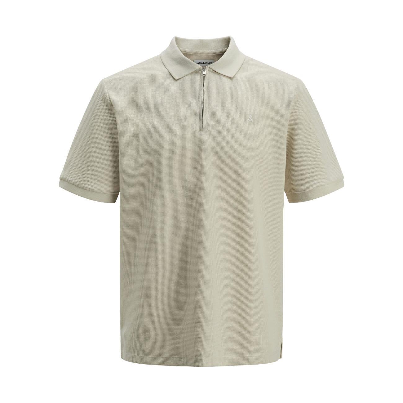 Jack & Jones 12279177 Jjeaustin Zip Polo Ss Sn Ay Işığı - 1