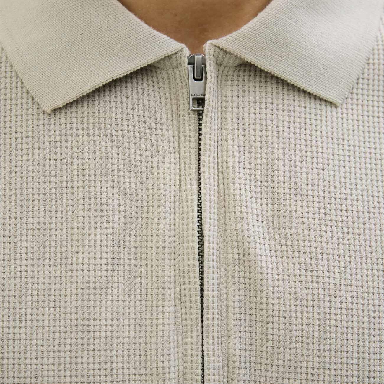 Jack & Jones 12279177 Jjeaustin Zip Polo Ss Sn Ay Işığı - 4