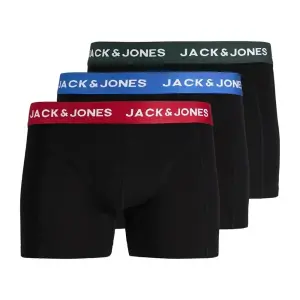 Jack & Jones 12304176 Jacgeo Solid Boxer 3 lü Siyah - Jack & Jones