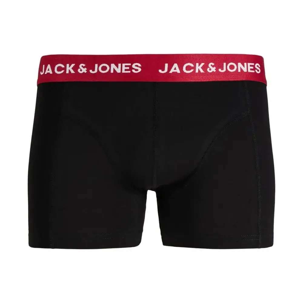 Jack & Jones 12304176 Jacgeo Solid Boxer 3 lü Siyah - 2