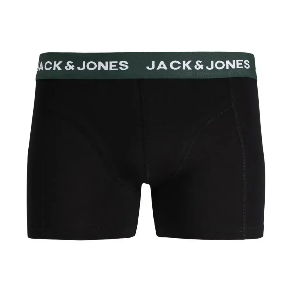 Jack & Jones 12304176 Jacgeo Solid Boxer 3 lü Siyah - 4