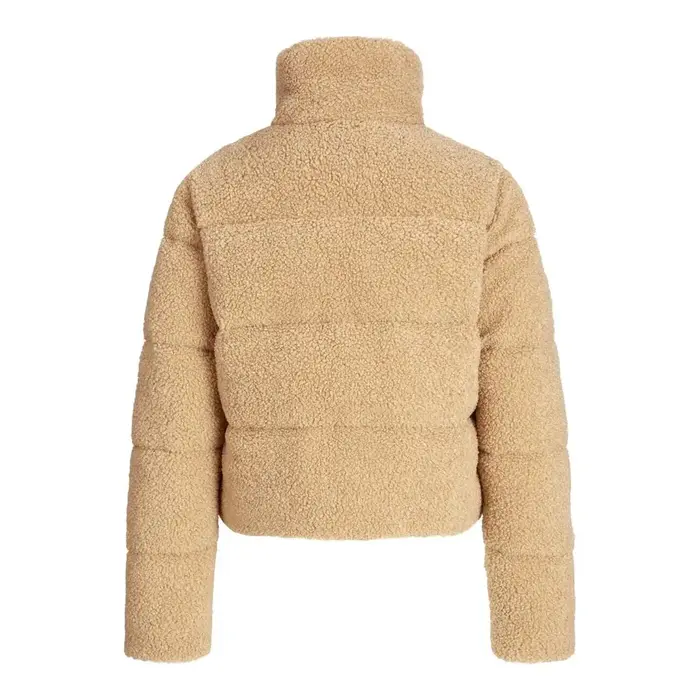 JJXX 12240601 Jxisa Teddy Puffer Ceket Otw Bej - 2
