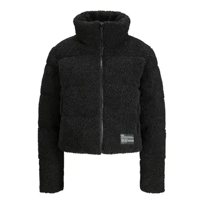 JJXX 12240601 Jxisa Teddy Puffer Ceket Otw Siyah - JJXX