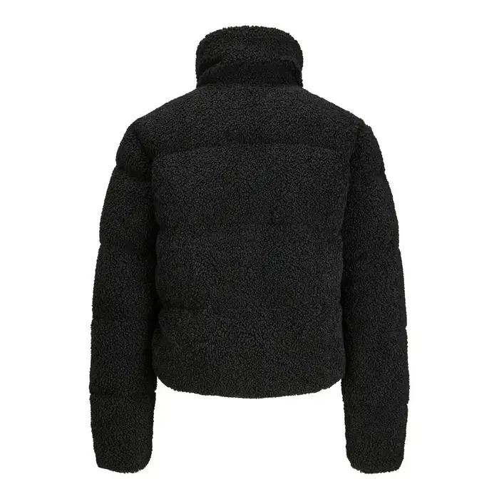 JJXX 12240601 Jxisa Teddy Puffer Ceket Otw Siyah - 2