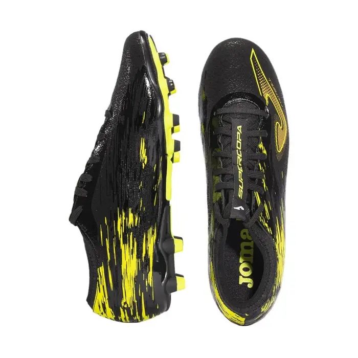 Joma Supercopa 2301 Krampon Siyah-Fosforlu Sarı - 4