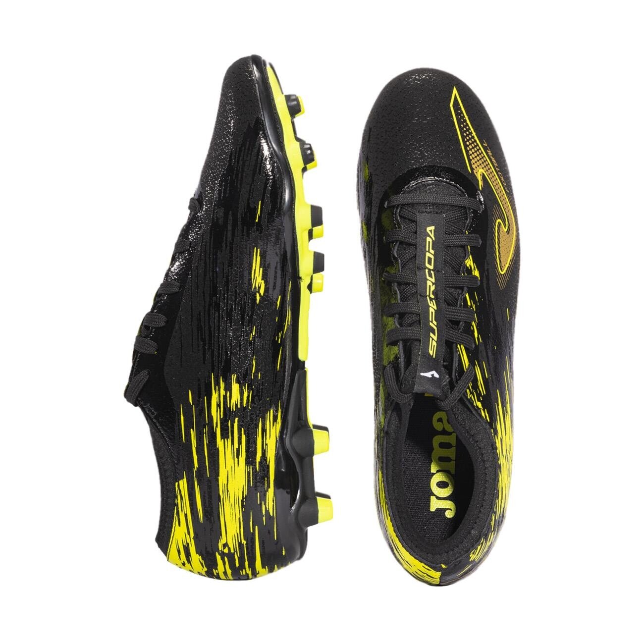 Joma Supercopa 2301 Krampon Siyah-Fosforlu Sarı - 3