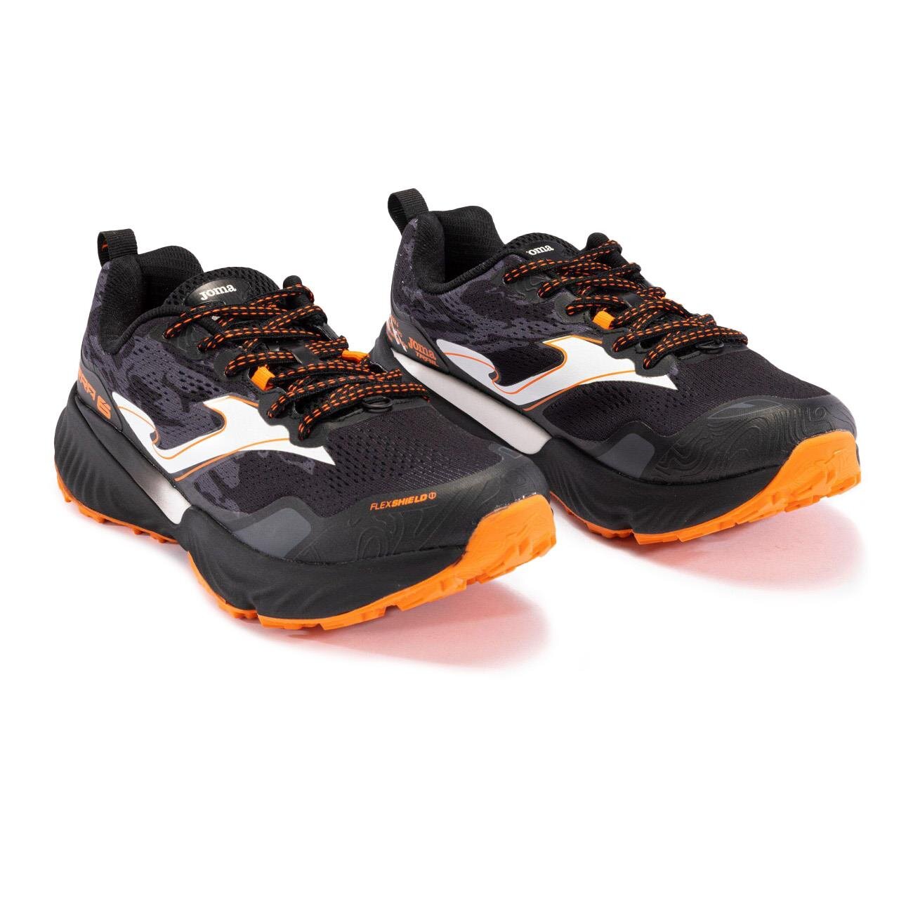 Joma Tksiew2301 Sierre Spor Ayakkabı Siyah-Turuncu - 2