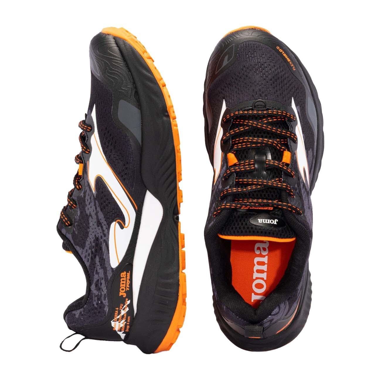 Joma Tksiew2301 Sierre Spor Ayakkabı Siyah-Turuncu - 3