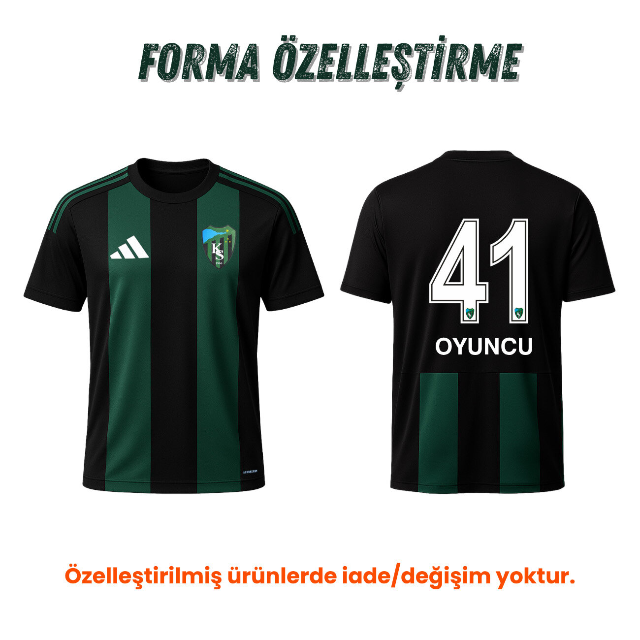 Kocaelispor Adidas 25/26 Sezonu Forma Çubuklu - 6