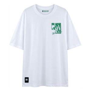 Kocaelispor 060526 Lisanslı Oversize Klasik Baskılı T-Shirt Beyaz - Kocaelispor