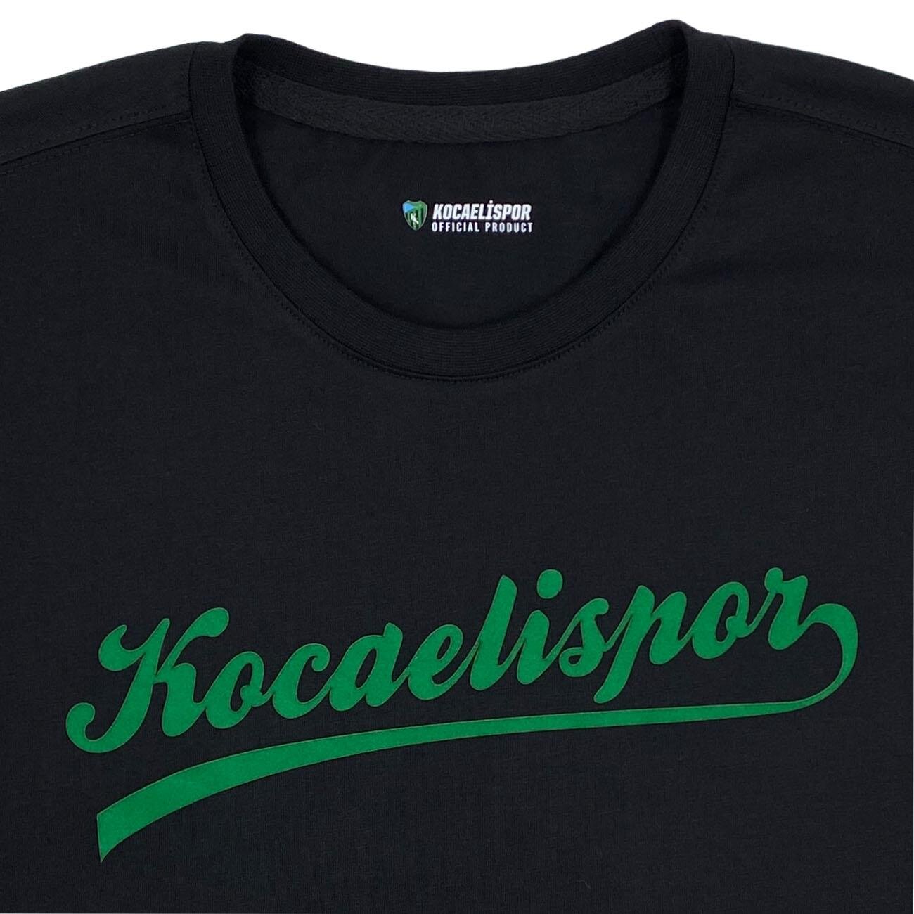 Kocaelispor 070526 Lisanslı Flog Baskılı Çocuk T-Shirt Siyah - 3