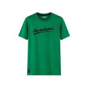 Kocaelispor 070526 Lisanslı Flog Baskılı Çocuk T-Shirt Yeşil - Kocaelispor