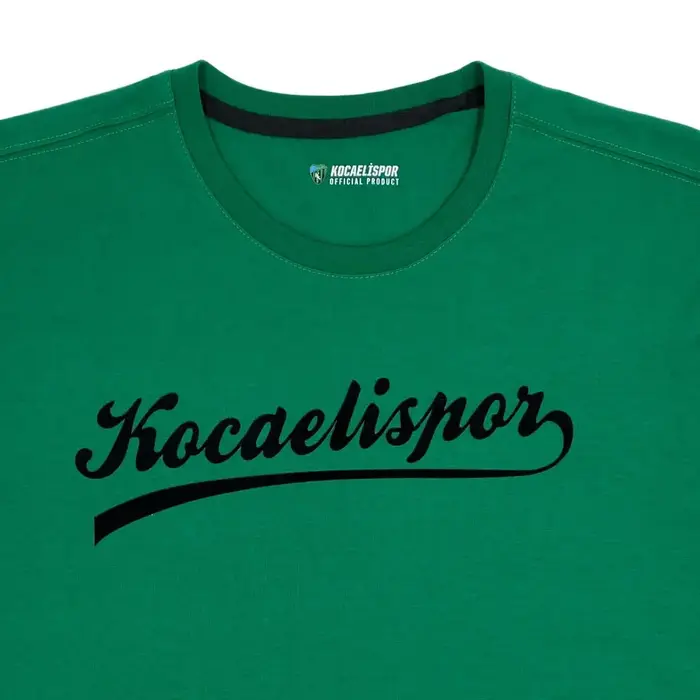 Kocaelispor 070526 Lisanslı Flog Baskılı Çocuk T-Shirt Yeşil - 3