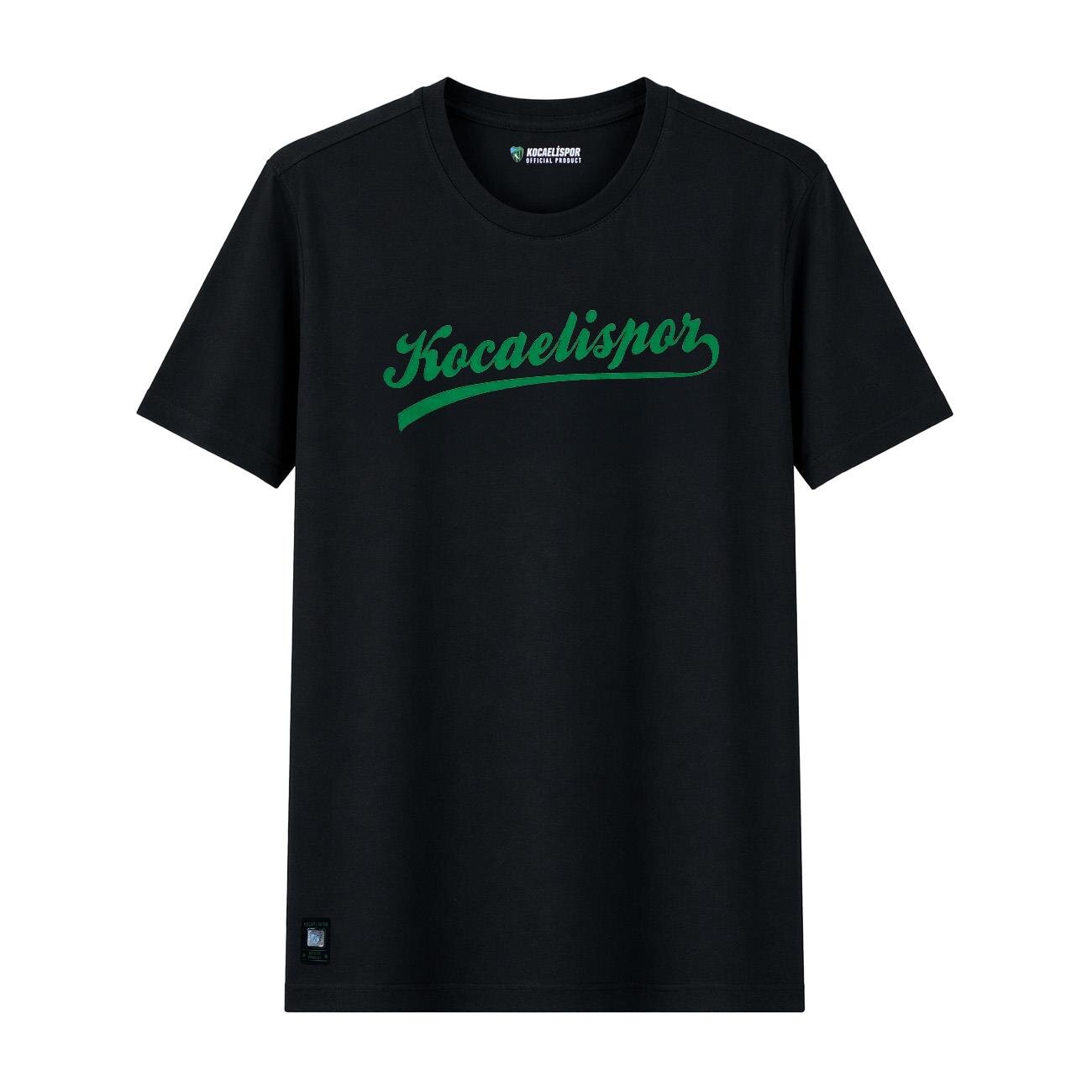 Kocaelispor 070526 Lisanslı Flog Baskılı T-Shirt Siyah - 1