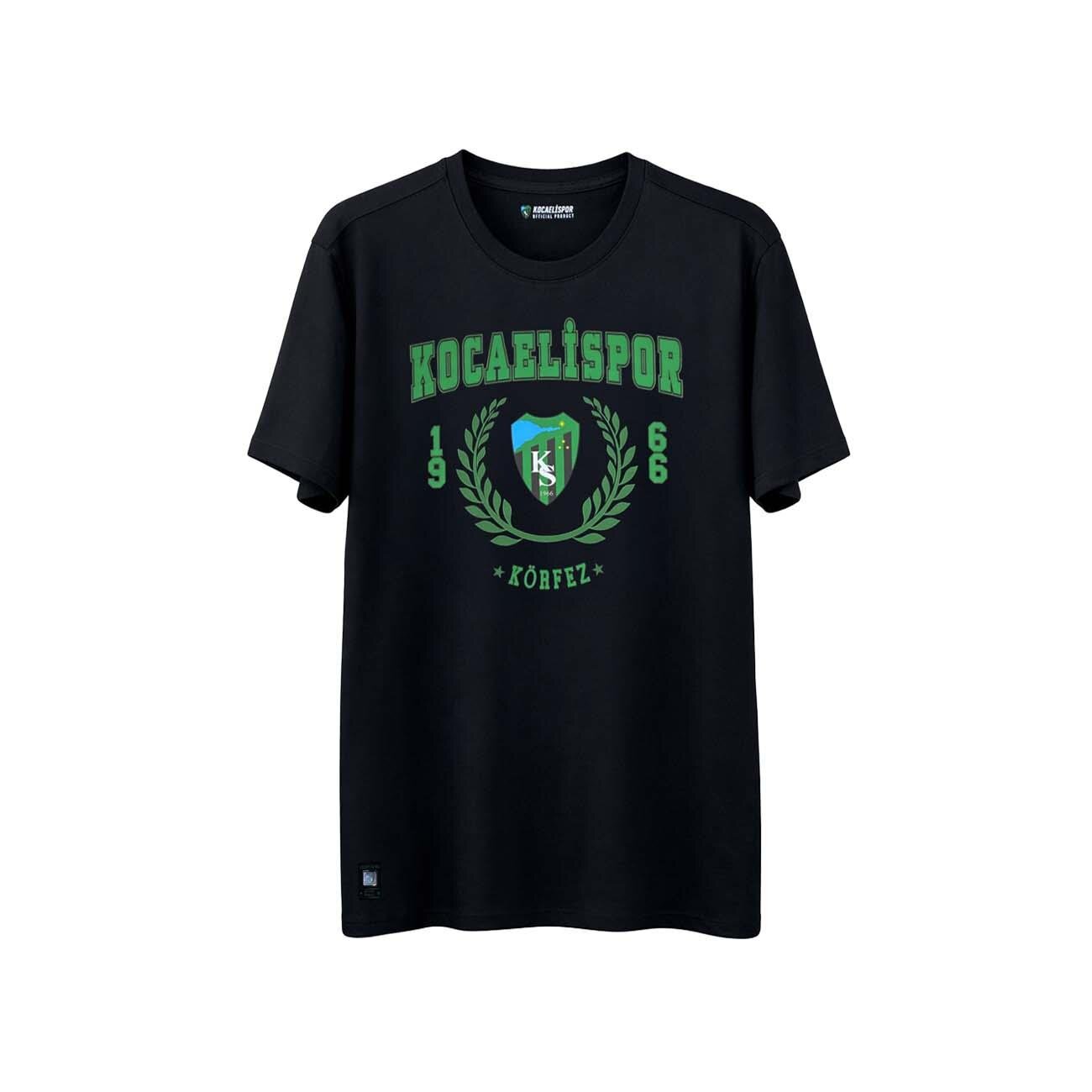 Kocaelispor 110526 Lisanslı 1966 Baskılı Çocuk T-Shirt Siyah - 1