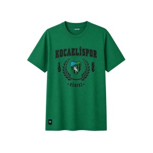 Kocaelispor 110526 Lisanslı 1966 Baskılı Çocuk T-Shirt Yeşil - Kocaelispor