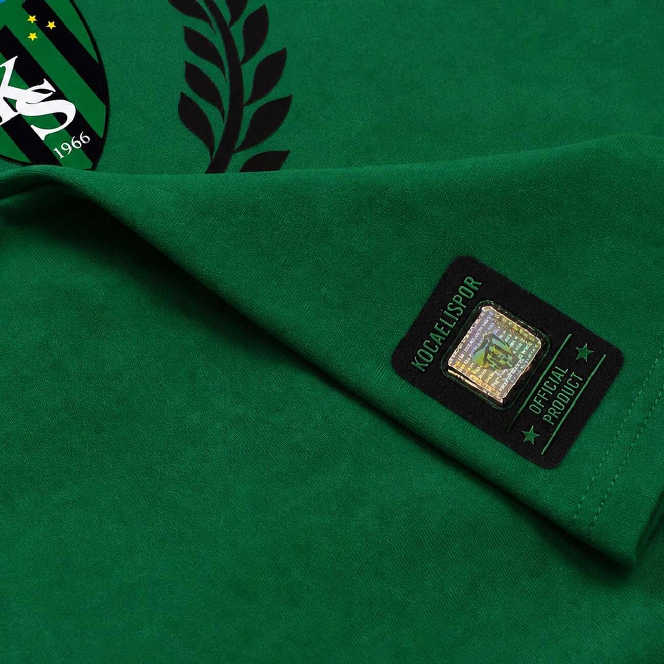 Kocaelispor 110526 Lisanslı 1966 Baskılı Çocuk T-Shirt Yeşil - 4