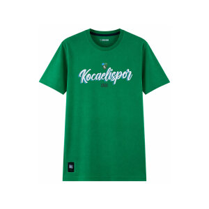 Kocaelispor 110526 Lisanslı 1966 Baskılı Çocuk T-Shirt Yeşil - Kocaelispor