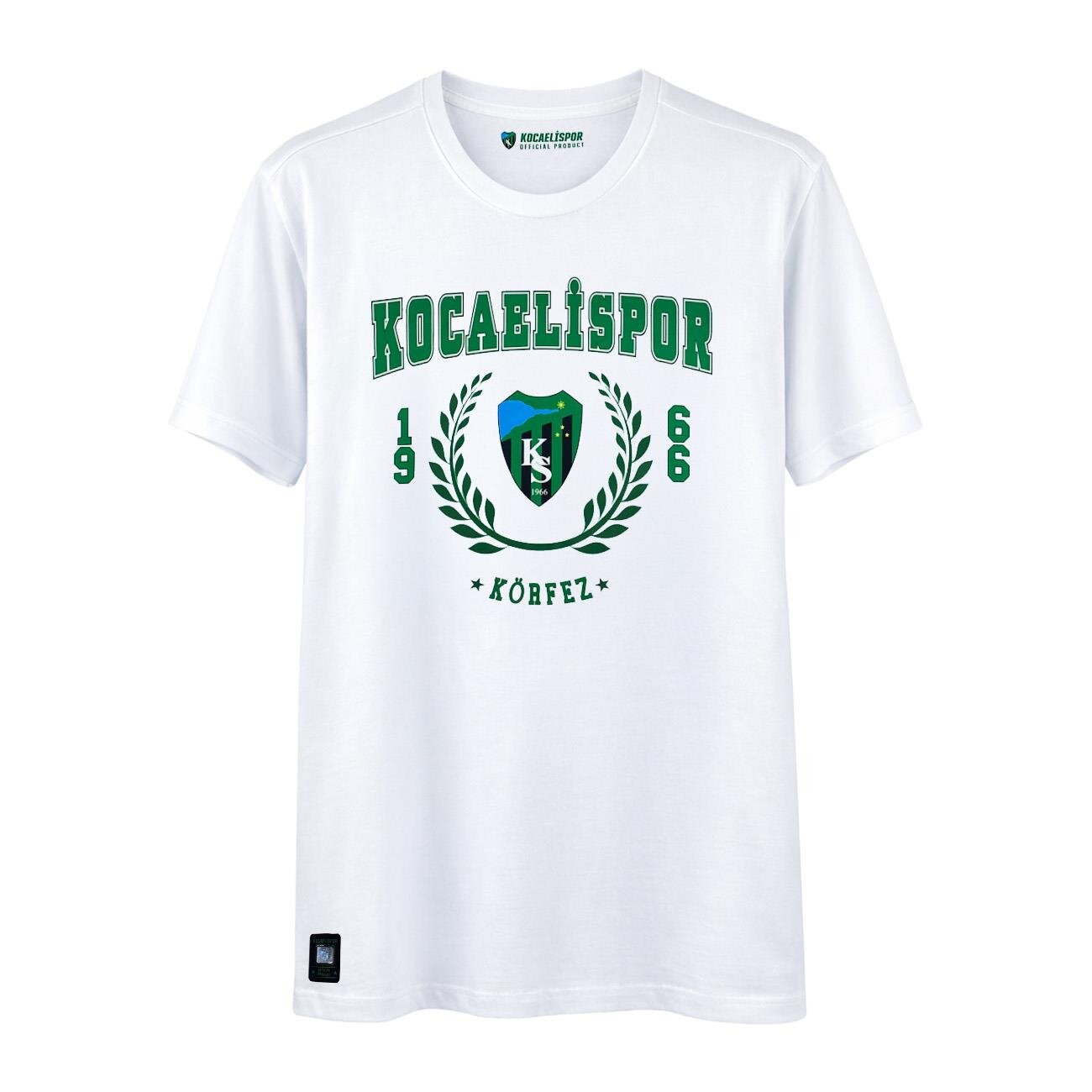 Kocaelispor 110526 Lisanslı Körfez Baskılı T-Shirt Beyaz - 1