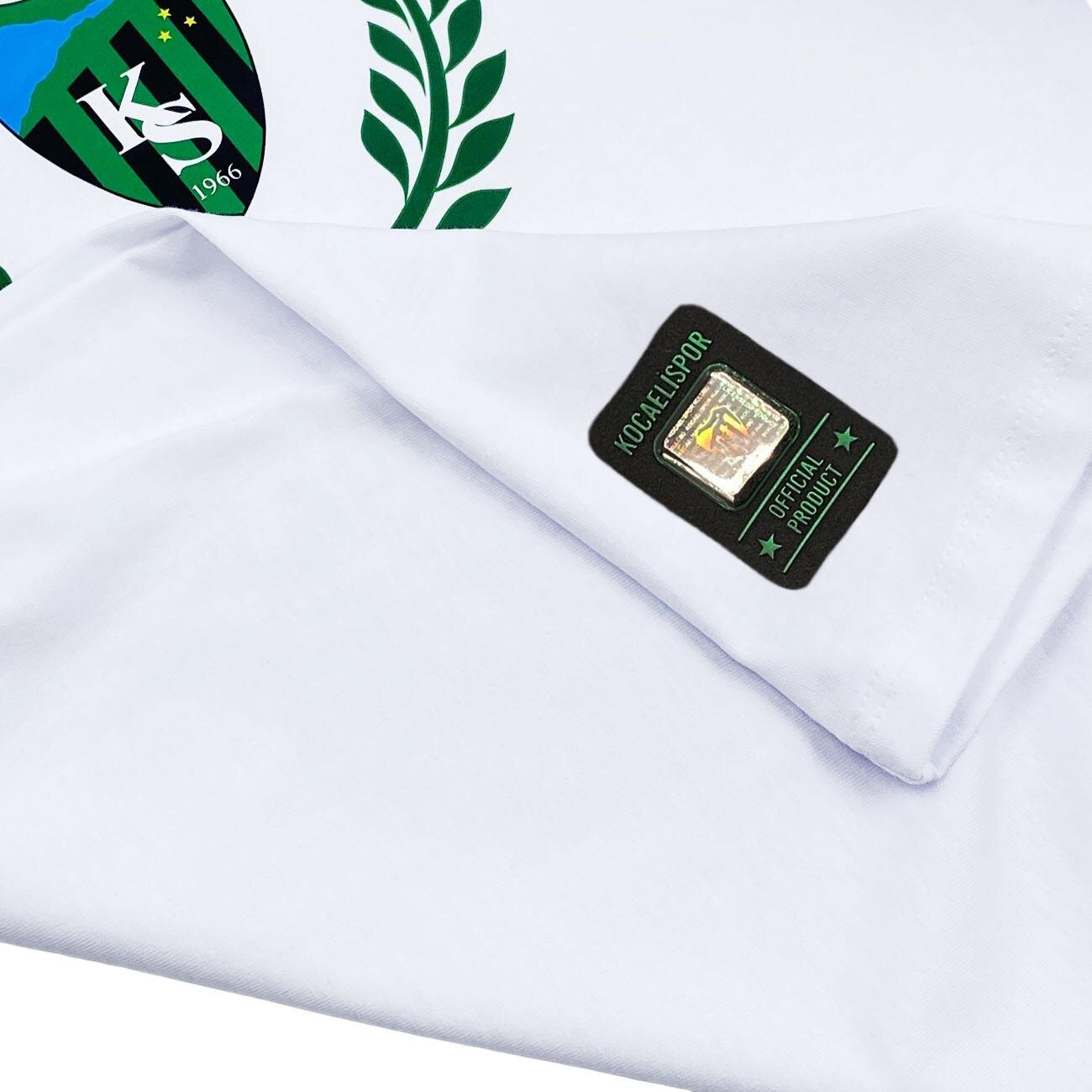 Kocaelispor 110526 Lisanslı Körfez Baskılı T-Shirt Beyaz - 5