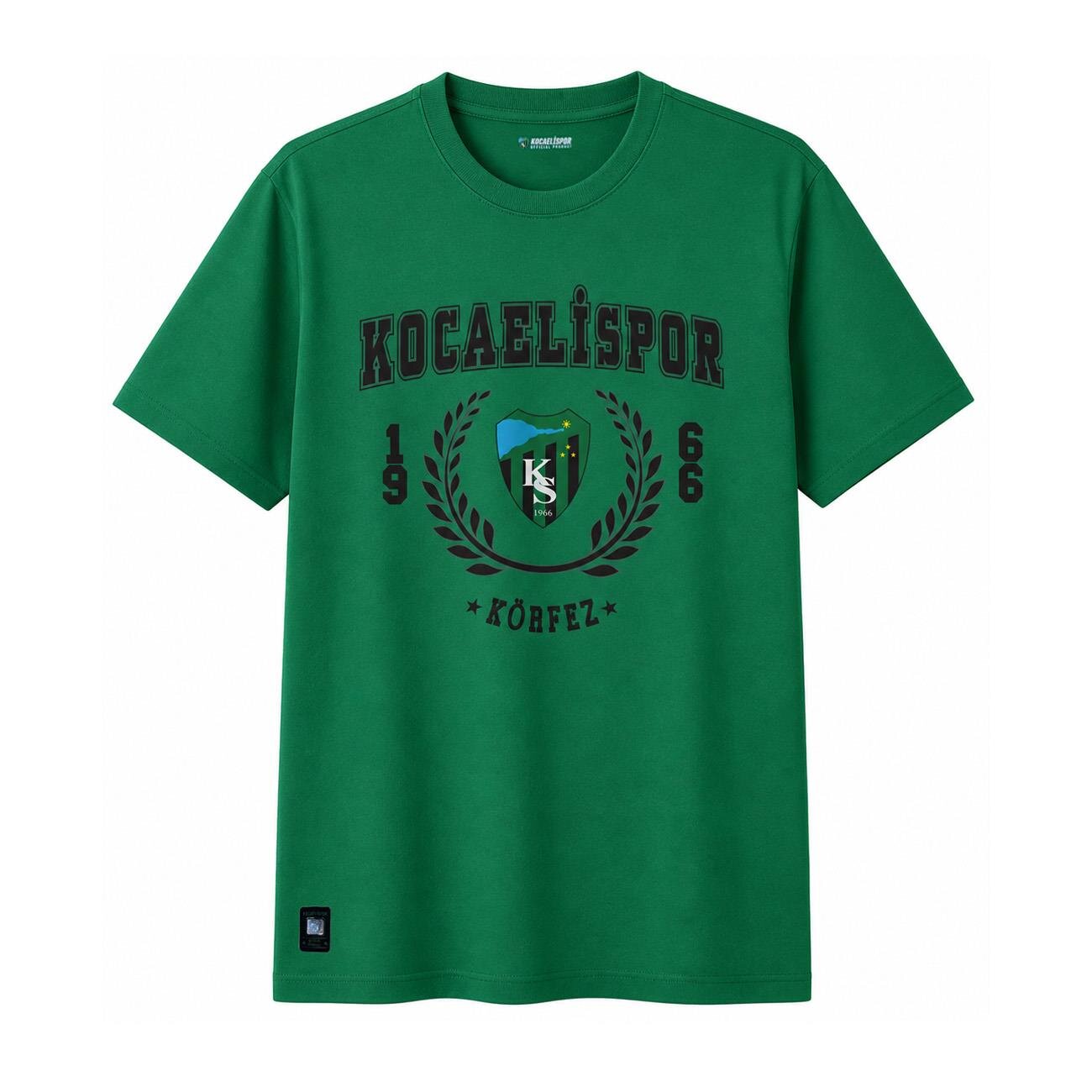 Kocaelispor 110526 Lisanslı Körfez Baskılı T-Shirt Yeşil - 1