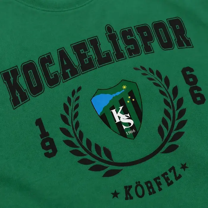 Kocaelispor 110526 Lisanslı Körfez Baskılı T-Shirt Yeşil - 3
