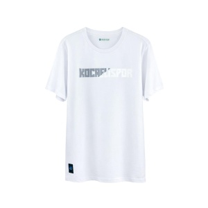 Kocaelispor 160426 Reflektif Baskılı Çocuk T-Shirt Beyaz - Kocaelispor