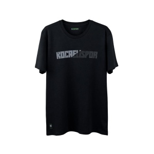 Kocaelispor 160426 Reflektif Baskılı Çocuk T-Shirt Siyah - Kocaelispor
