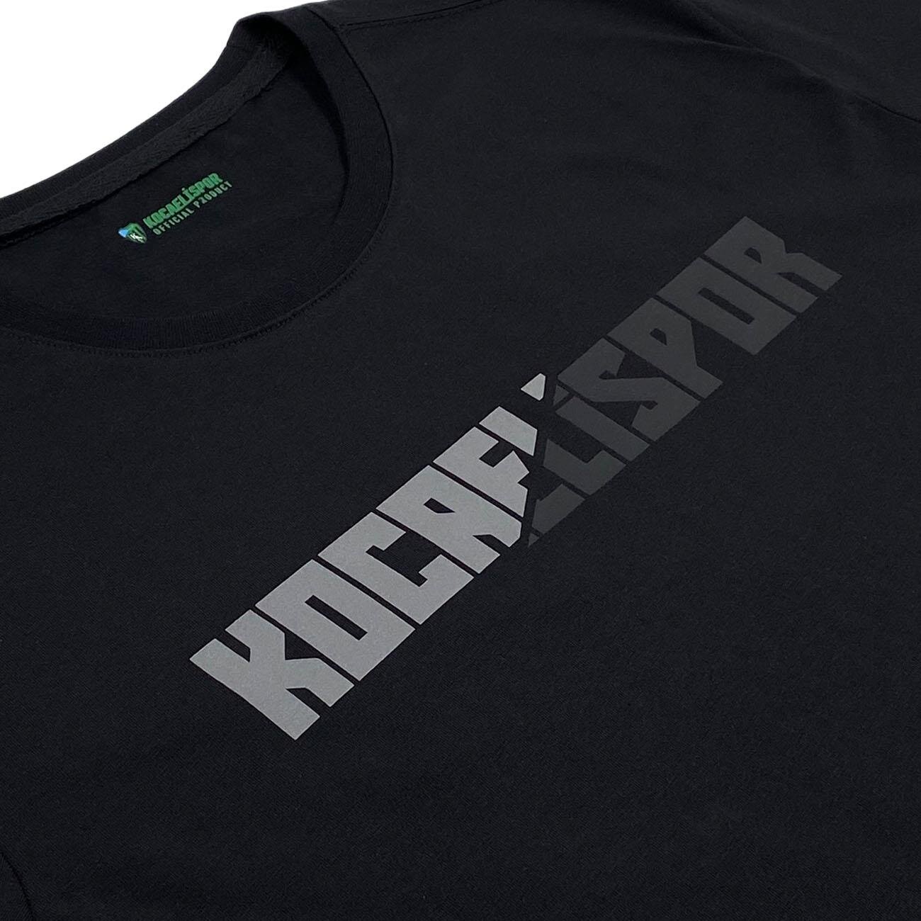 Kocaelispor 160426 Reflektif Baskılı T-Shirt Siyah - 4