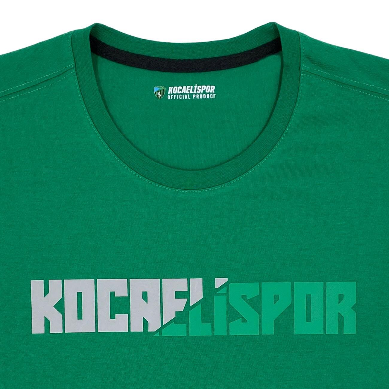Kocaelispor 160426 Reflektif Baskılı T-Shirt Yeşil - 3