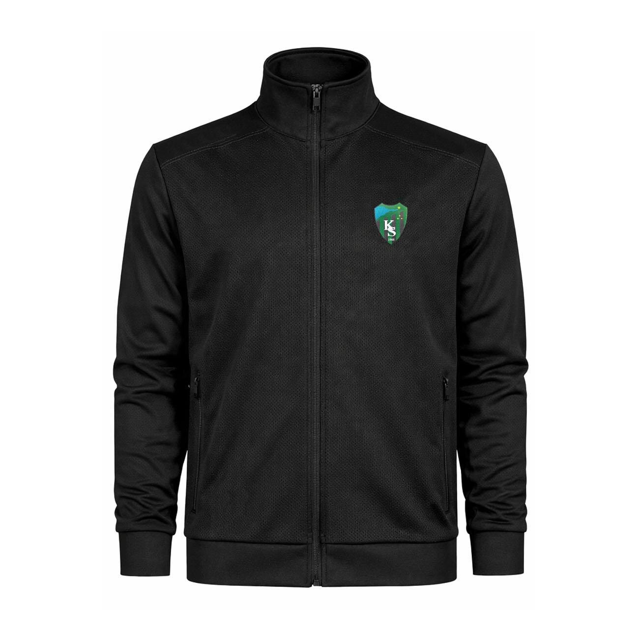 Kocaelispor 25/26 Likra Pamuk Eşofman Ceket Siyah - 1