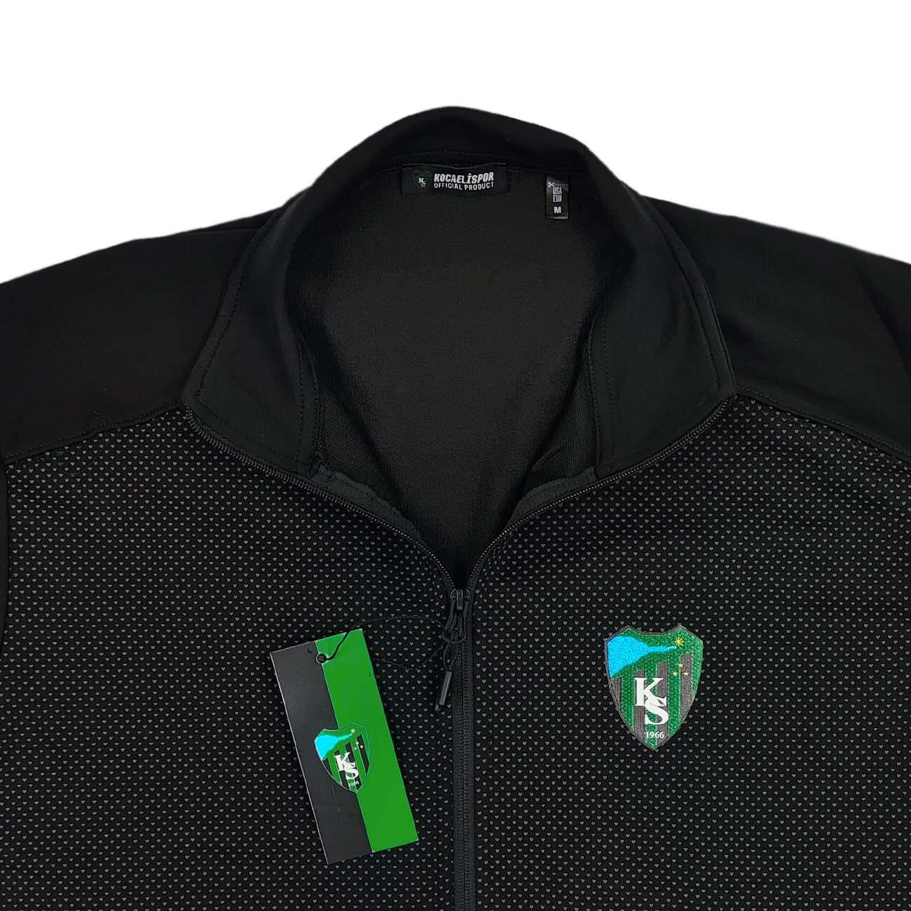 Kocaelispor 25/26 Likra Pamuk Eşofman Ceket Siyah - 3