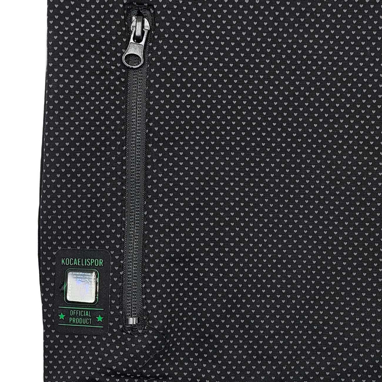Kocaelispor 25/26 Likra Pamuk Eşofman Ceket Siyah - 5