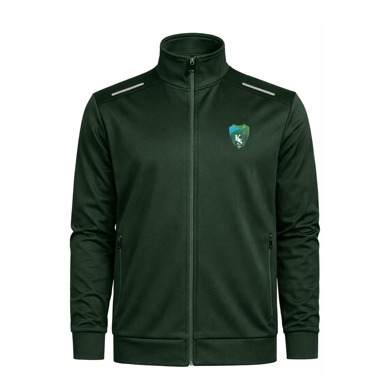 Kocaelispor 25/26 Likra Polyester Eşofman Ceket Yeşil - 1