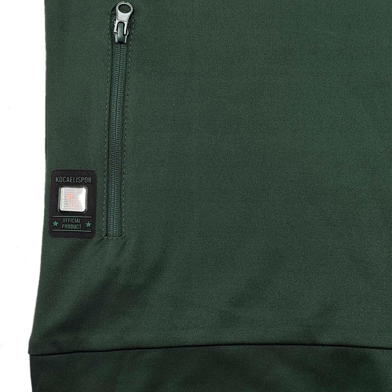 Kocaelispor 25/26 Likra Polyester Eşofman Ceket Yeşil - 5